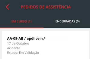 confirmação pedido assist